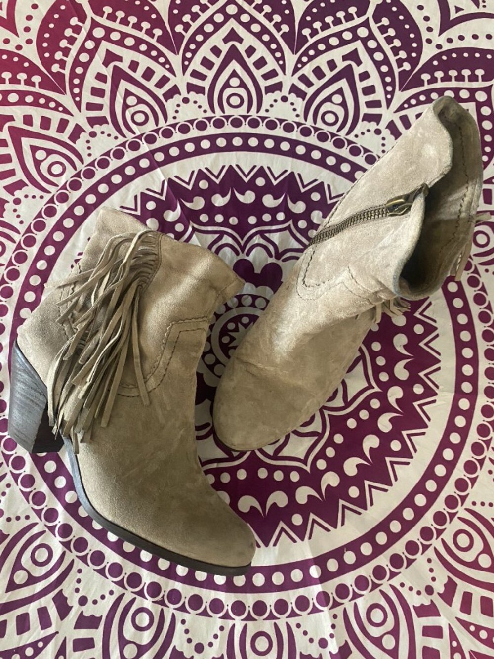 Sam Edelman Ankle Boots with Tassles